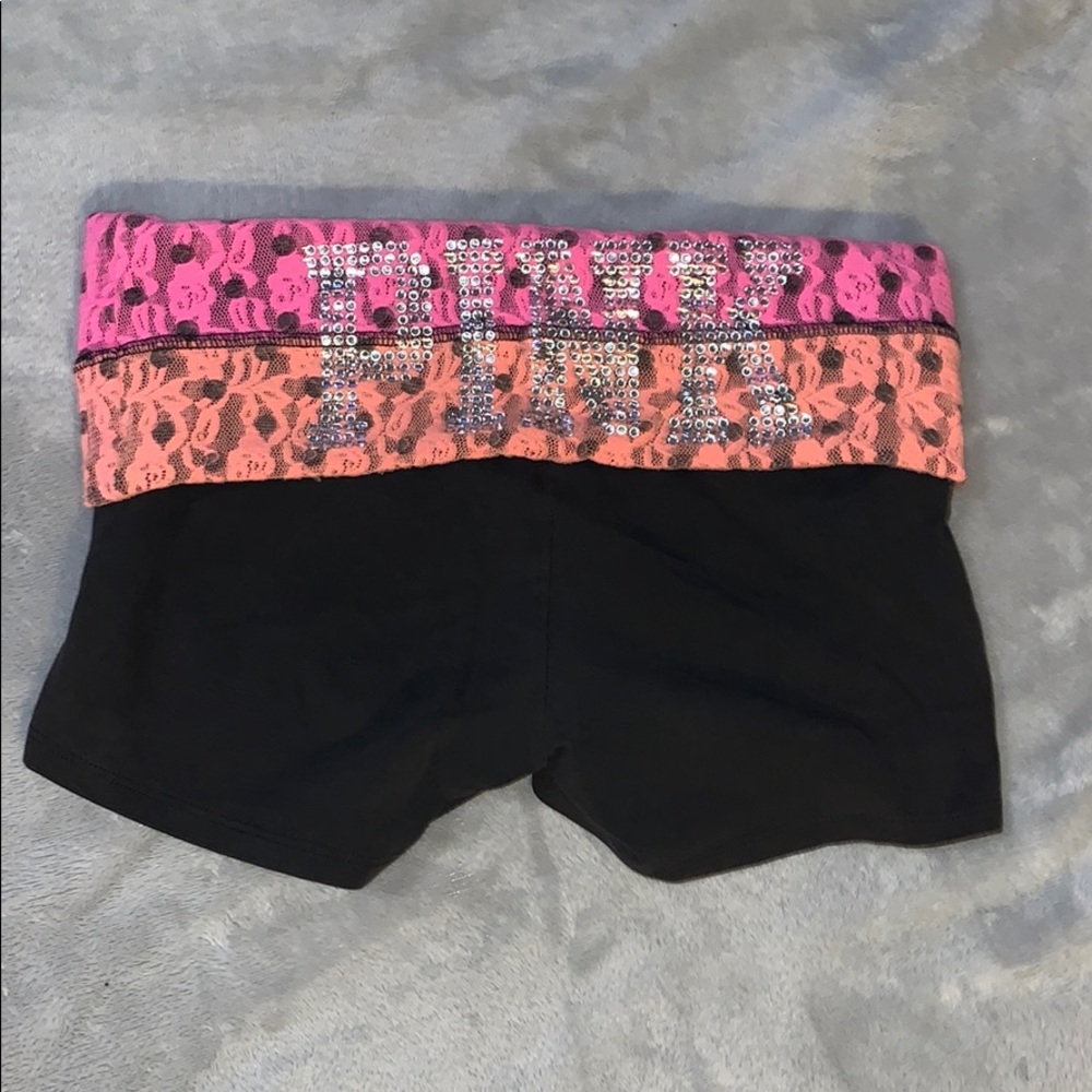 🎀 3/$20 VS PINK fold down yoga  shorts